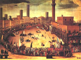 Illustrazione Piazza del Campo